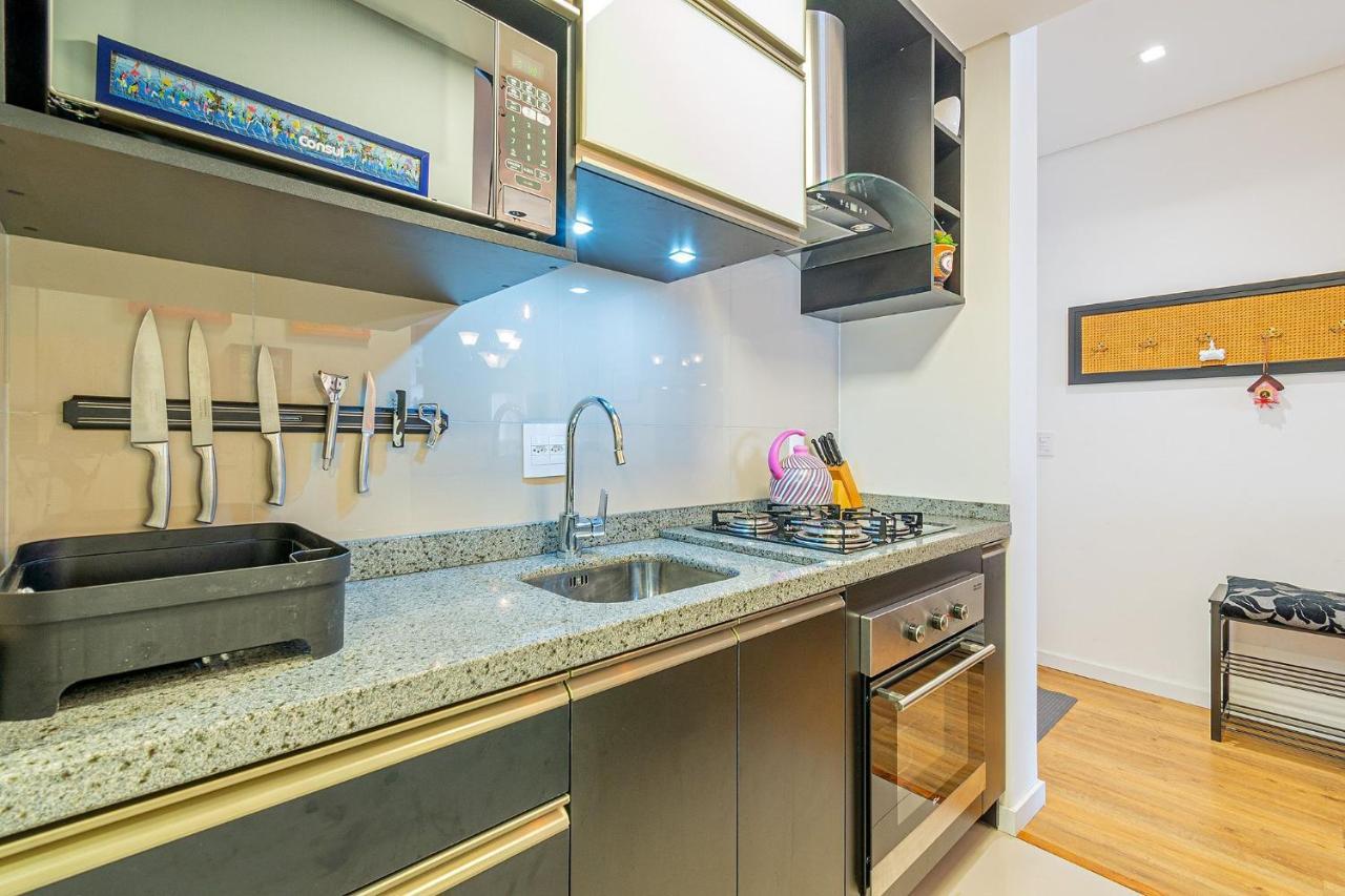 Apartamento STAR lindo e bem no centro de Canela Exterior foto