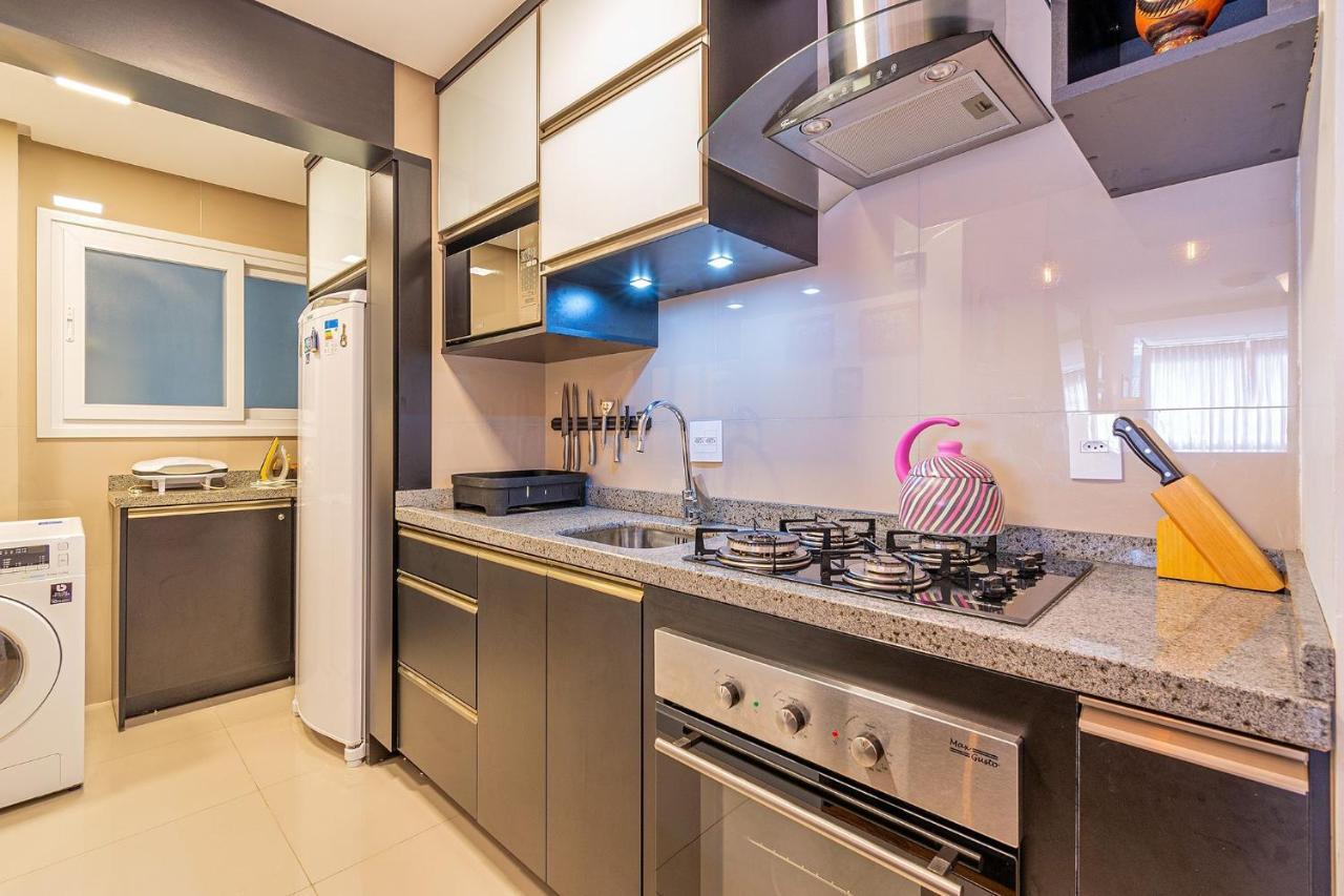 Apartamento STAR lindo e bem no centro de Canela Exterior foto